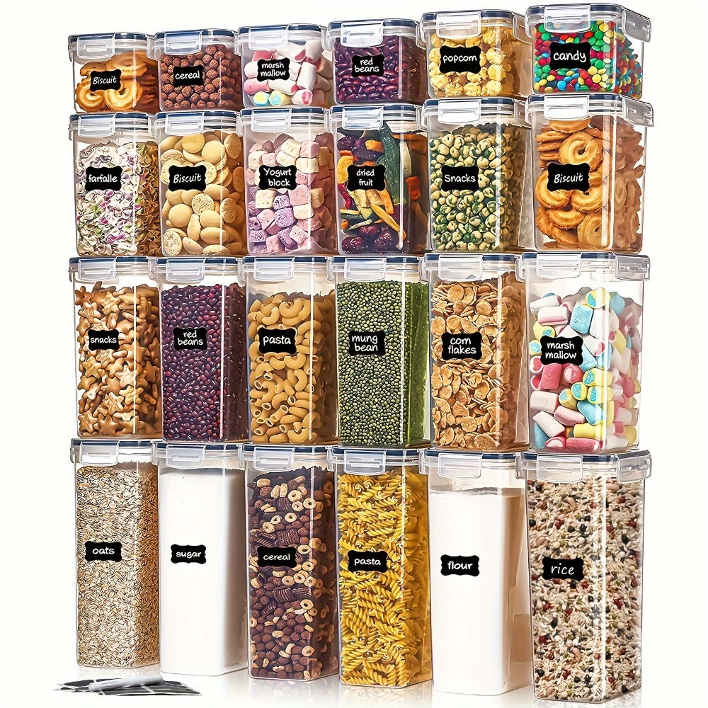 Kitchen Zo - 24Pcs Food Storage Containers 12 Boxes