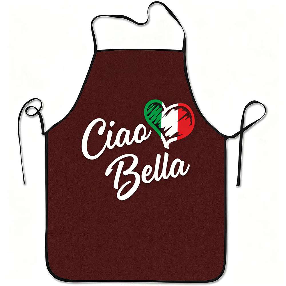Kitchen Baking Area Ideas - 1 Piece Richly Italian-Themed Apron, Vintage
