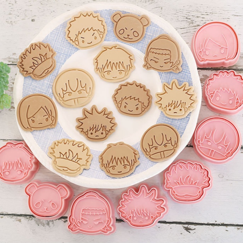 8pcs Jujutsu Kaisen Cake Cooki - đánh giá và giá Baking Kitchen For Kids