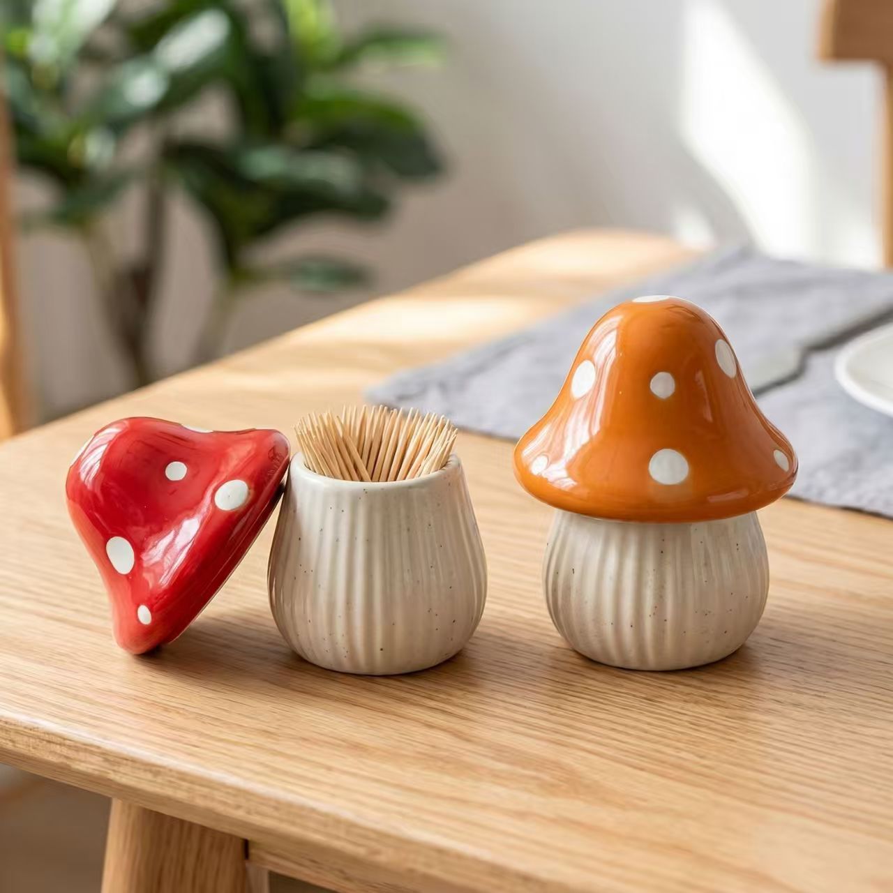 Cartoon Mushroom Ceramic Stora - đánh giá và giá Kitchen Zo