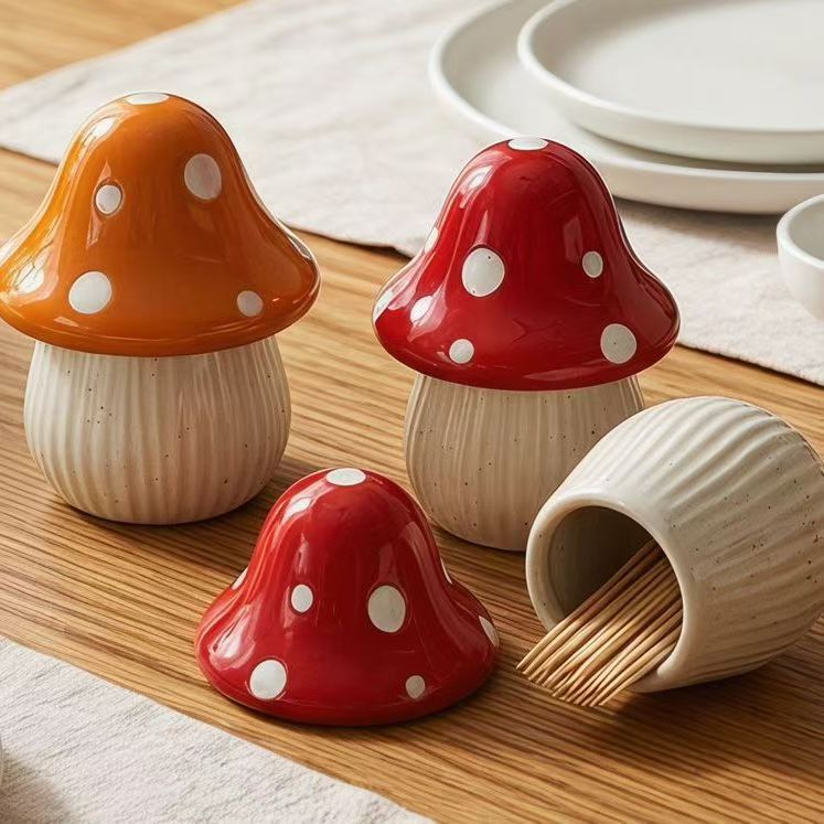Cartoon Mushroom Ceramic Stora - đánh giá và giá Kitchen Zo