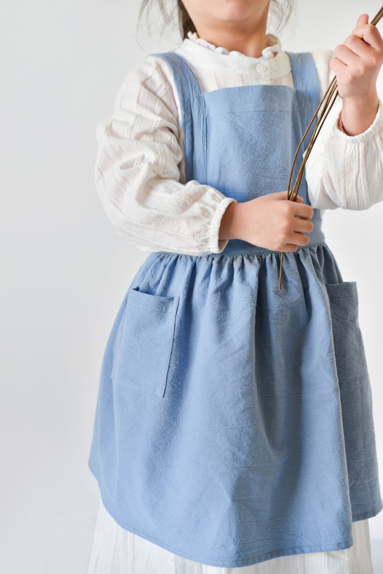 Kids Cotton Apron Dress Parent - đánh giá và giá Baking Kitchen For Kids