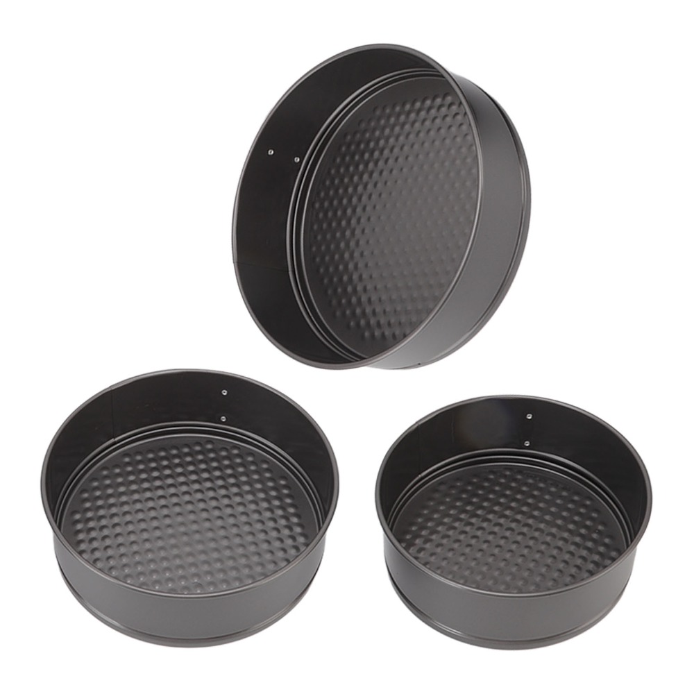 3pcs Carbon Steel Cake Pan Set - đánh giá và giá Springform Pan Set
