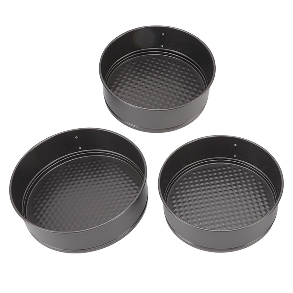 3pcs Carbon Steel Cake Pan Set - đánh giá và giá Springform Pan Set