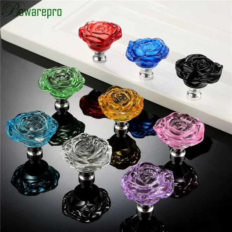 Bowarepro 50MM Pha Lê Hoa Hồng - đánh giá và giá Kitchen Queen