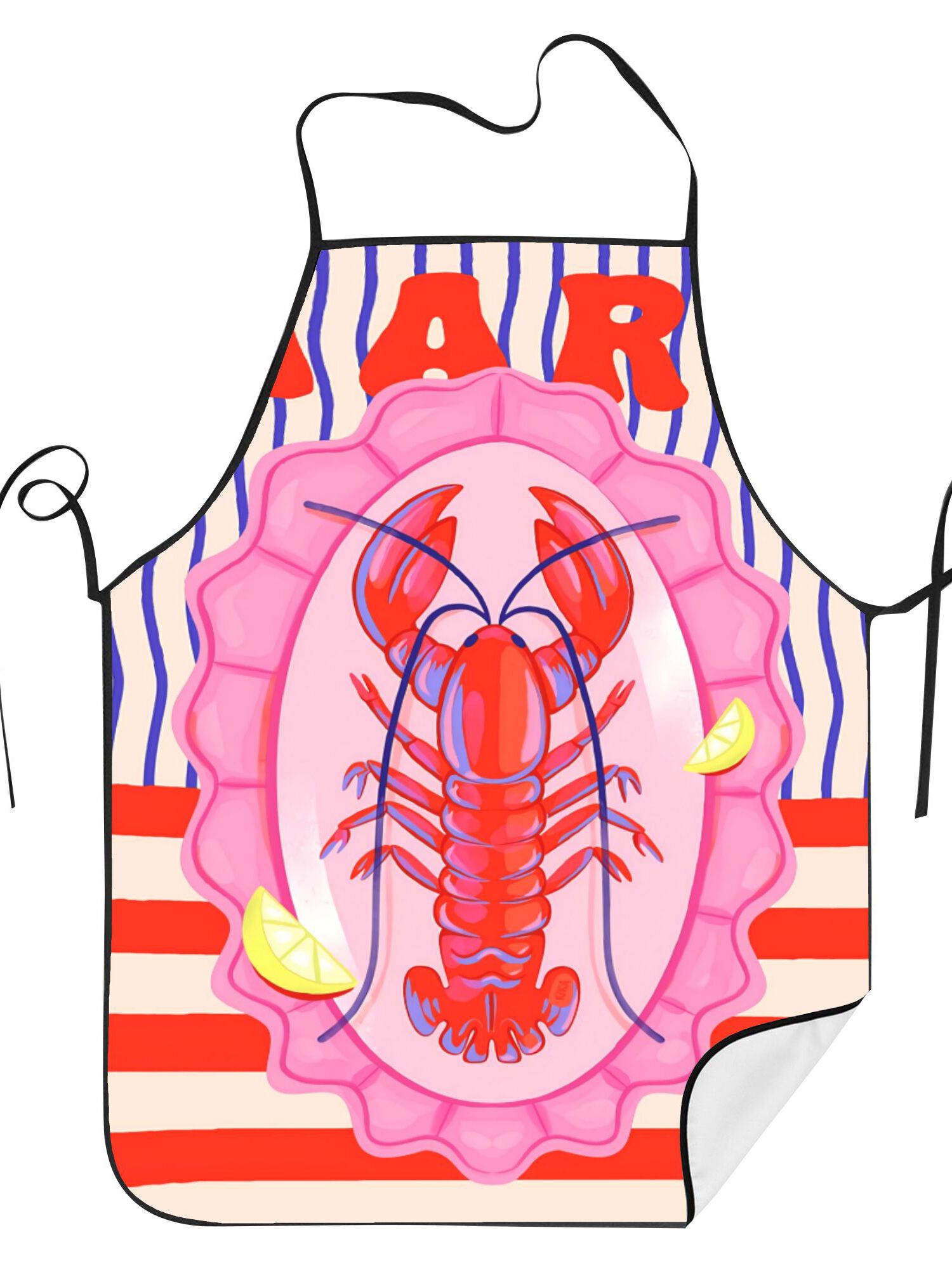 Retro Lobster Print Kitchen Ap - đánh giá và giá Kitchen.Baking Labels