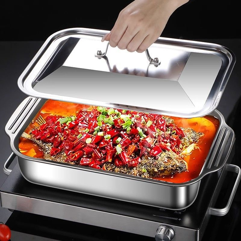 Stainless Steel Deep Baking Pa - đánh giá và giá Kitchen Oven Baking Pans