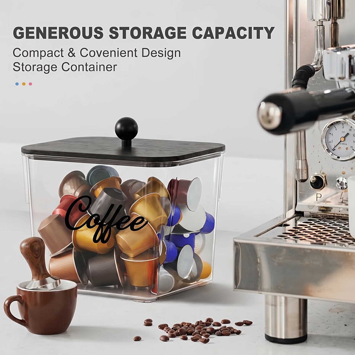 Coffee Pod Holder with Lids Pl - đánh giá và giá Kitchen Zo