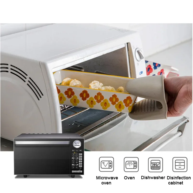 Ceramic Baking Dish Roasting L - đánh giá và giá Kitchen Oven Baking Pans