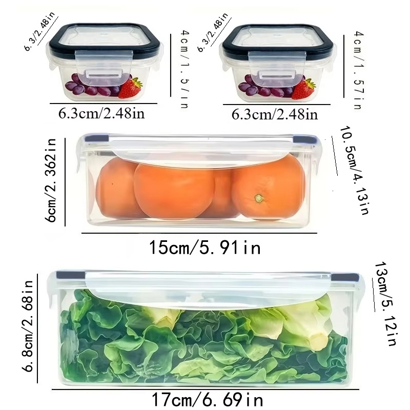 8Pcs Set Includes 4 Containers - đánh giá và giá Kitchen Zo