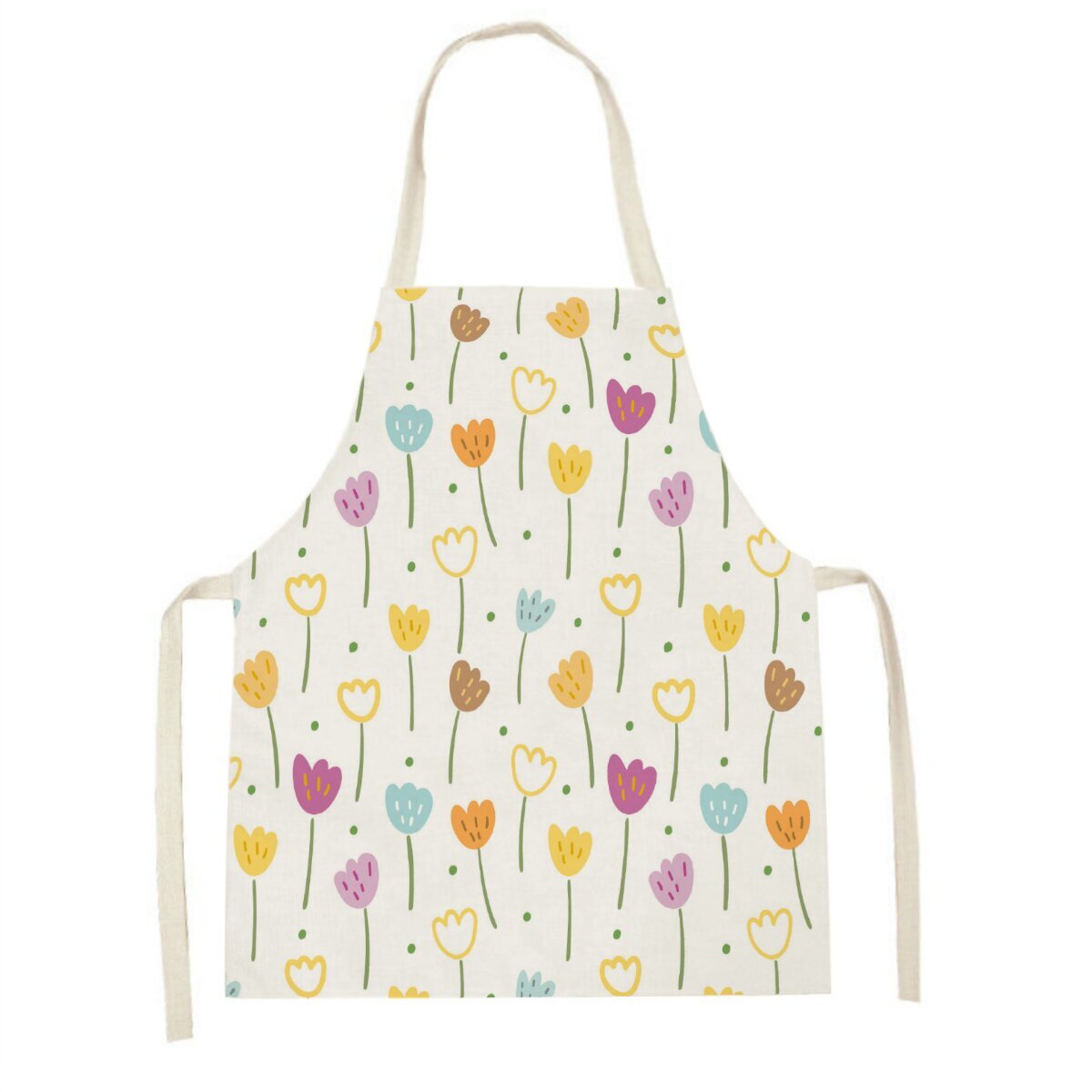 Pink tulip kitchen apron Clean - đánh giá và giá Baking Kitchen For Kids
