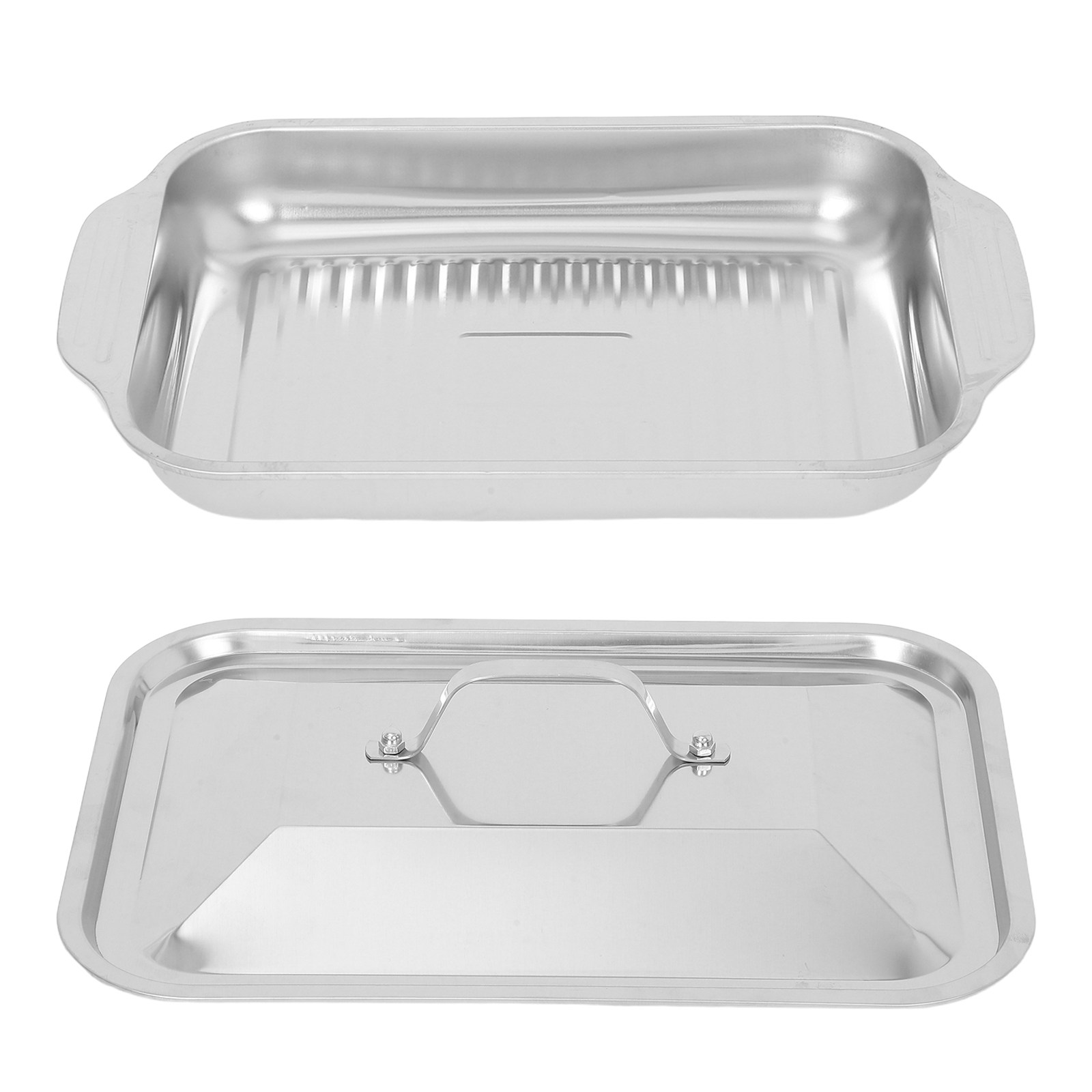 Stainless Steel Rectangular Gr - đánh giá và giá Kitchen Oven Baking Pans