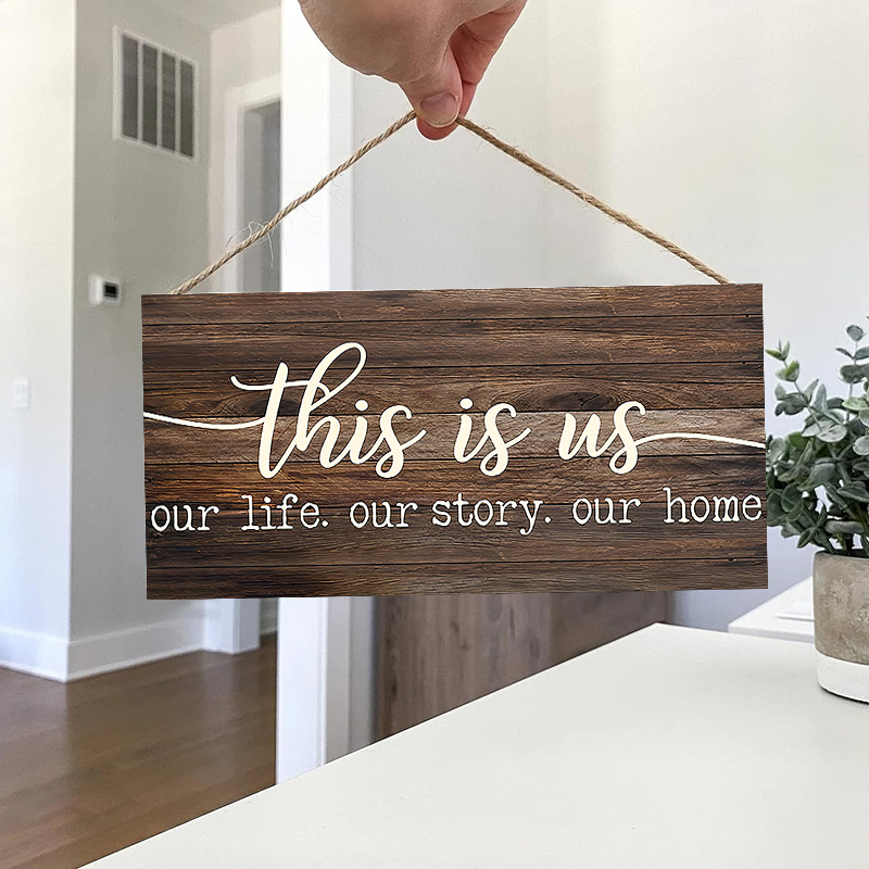 Rustic This is us Wall Hanging - đánh giá và giá Kitchen Queen