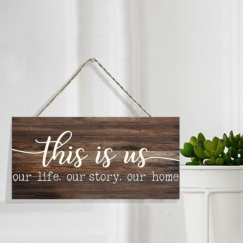 Rustic This is us Wall Hanging - đánh giá và giá Kitchen Queen