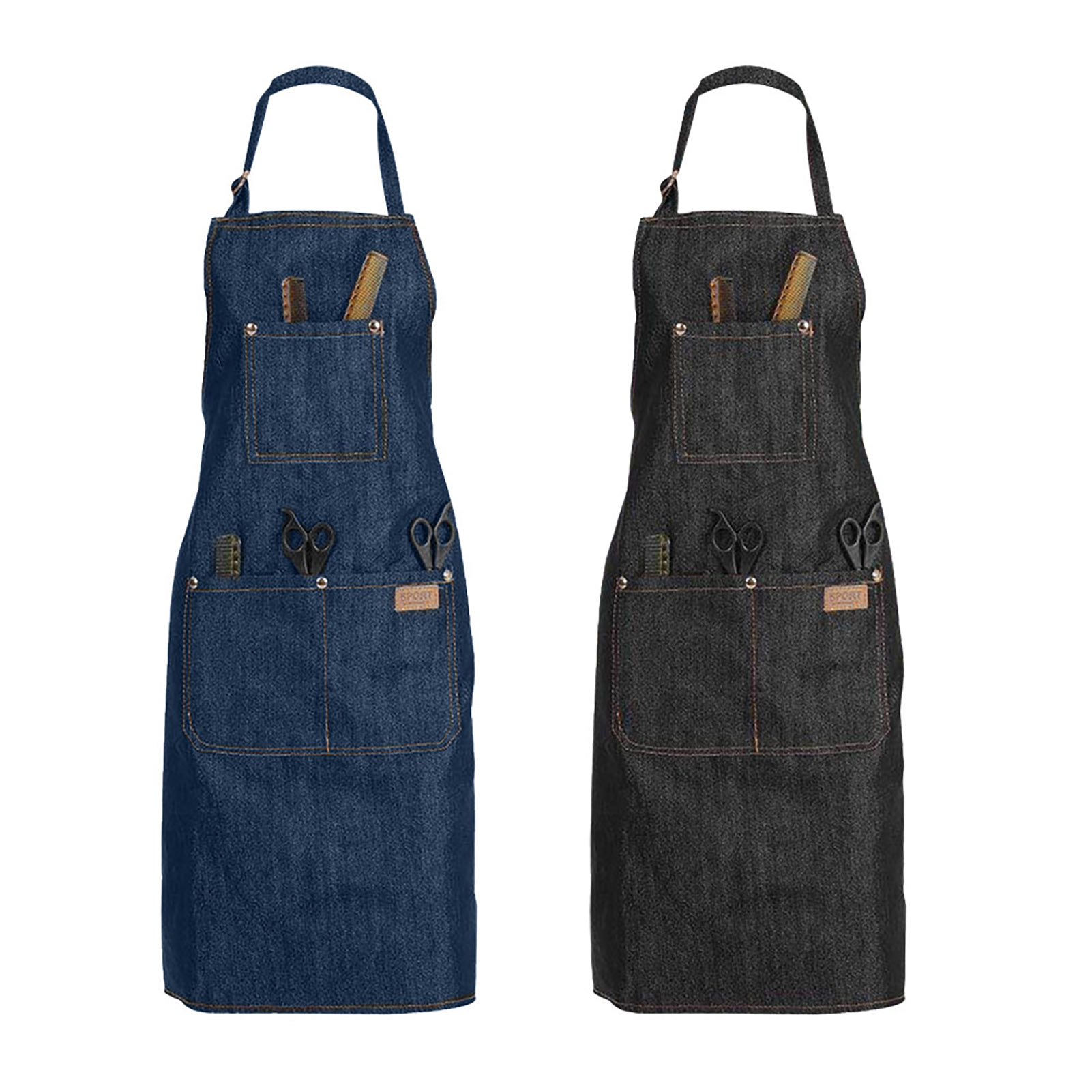 Denim Apron Salon Working Clot - đánh giá và giá Kitchen Baking Unit