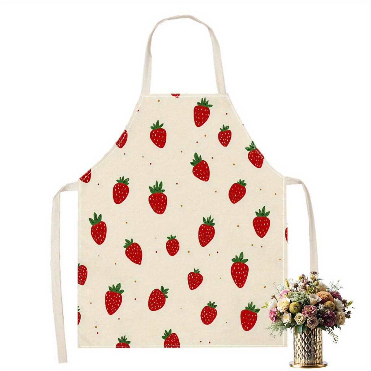 1pc Strawberry Apron Fruit Pat - đánh giá và giá Baking Kitchen For Kids