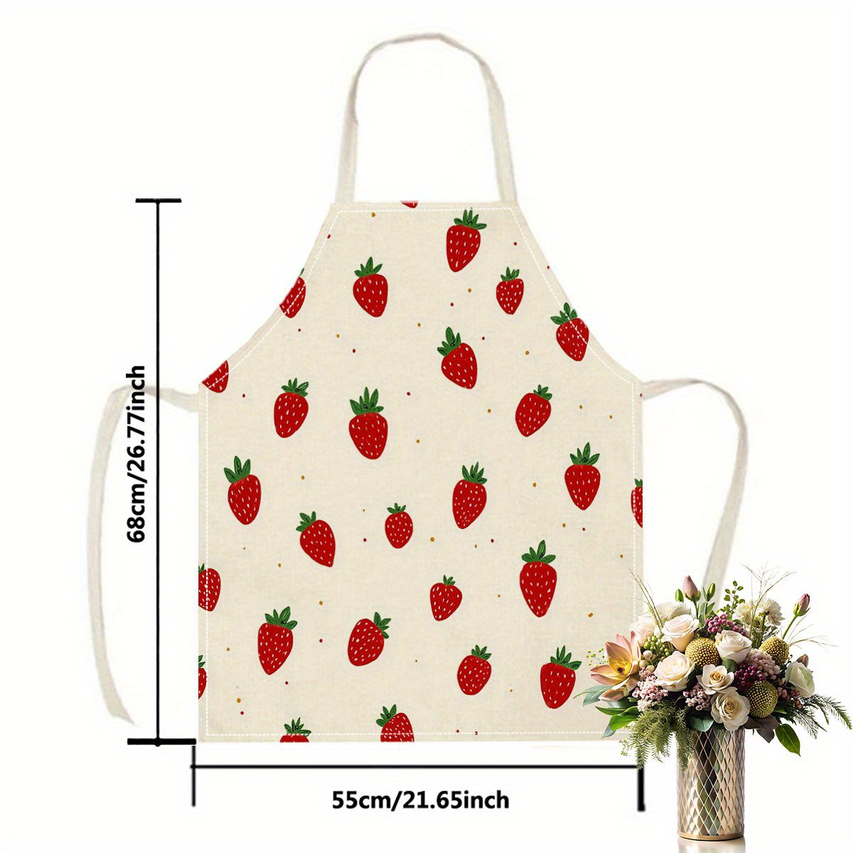 1pc Strawberry Apron Fruit Pat - đánh giá và giá Baking Kitchen For Kids