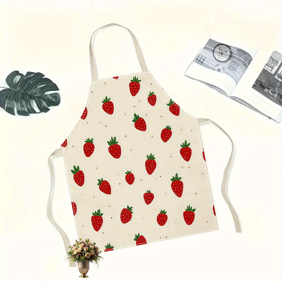 1pc Strawberry Apron Fruit Pat - đánh giá và giá Baking Kitchen For Kids