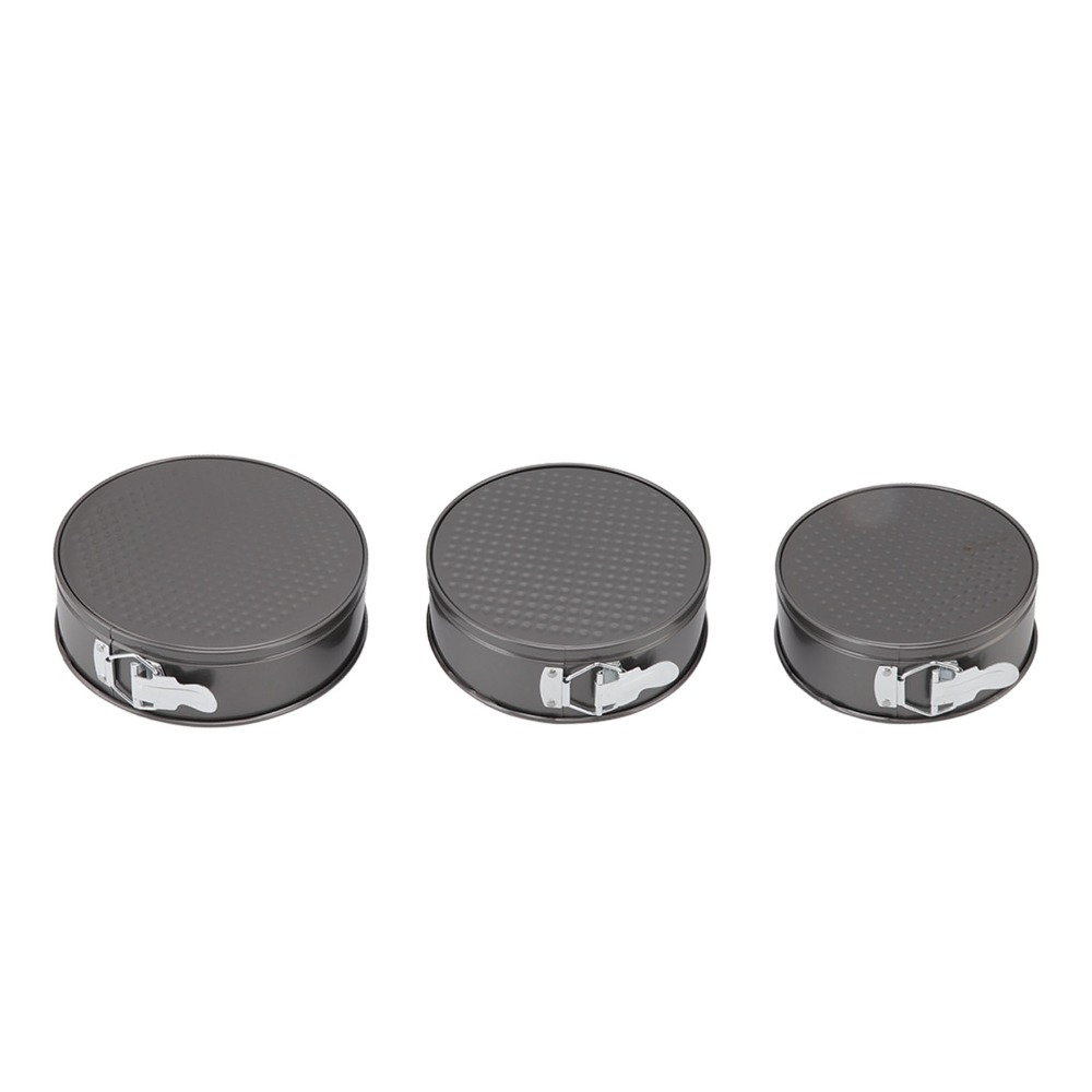 3pcs Carbon Steel Cake Pan Set - đánh giá và giá Springform Pan Set