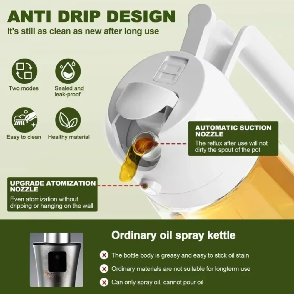 2in1 470ml Plastic Spray Oil S - đánh giá và giá Kitchen Baking