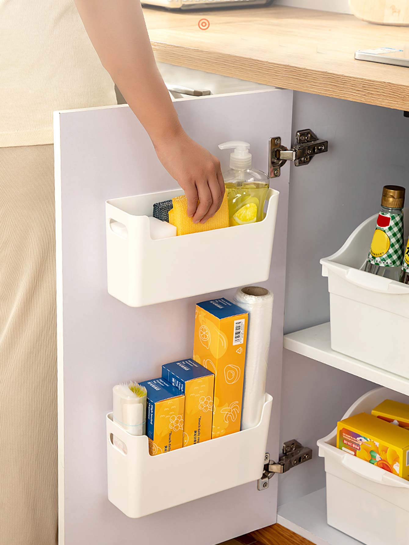 Punch Free Cabinet Door Organi - đánh giá và giá Kitchen Zo
