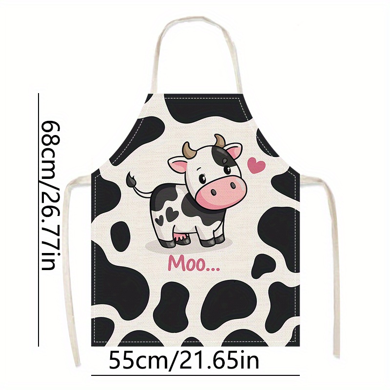 1pc Cute Cartoon Cow Print Kit - đánh giá và giá Baking Kitchen For Kids