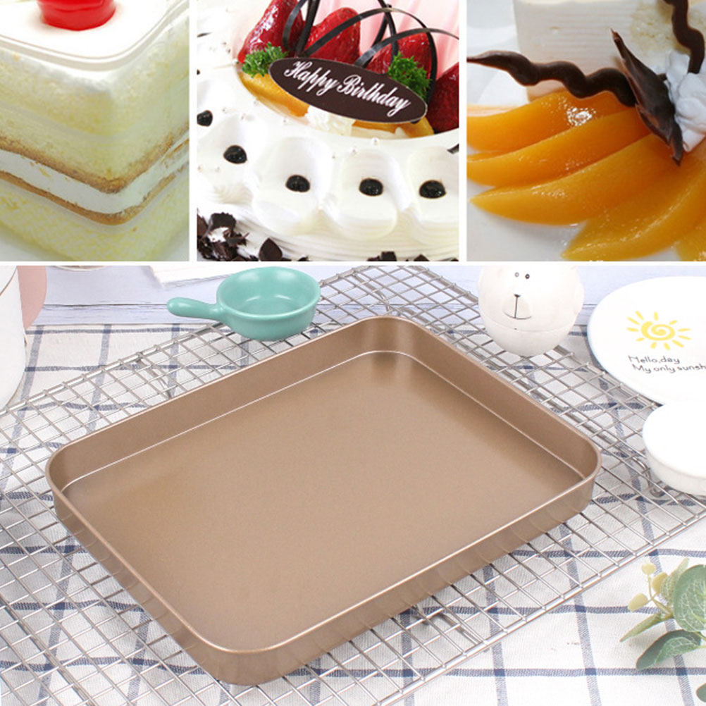 Carbon Steel Rectangular Cake  - đánh giá và giá Kitchen Oven Baking Pans