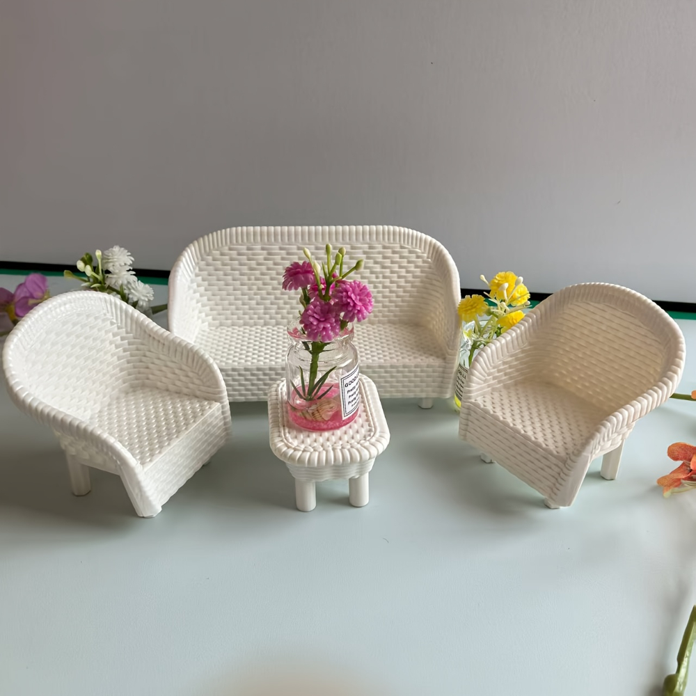 4 Mini Coffee Table and Chair  - đánh giá và giá Kitchen Queen